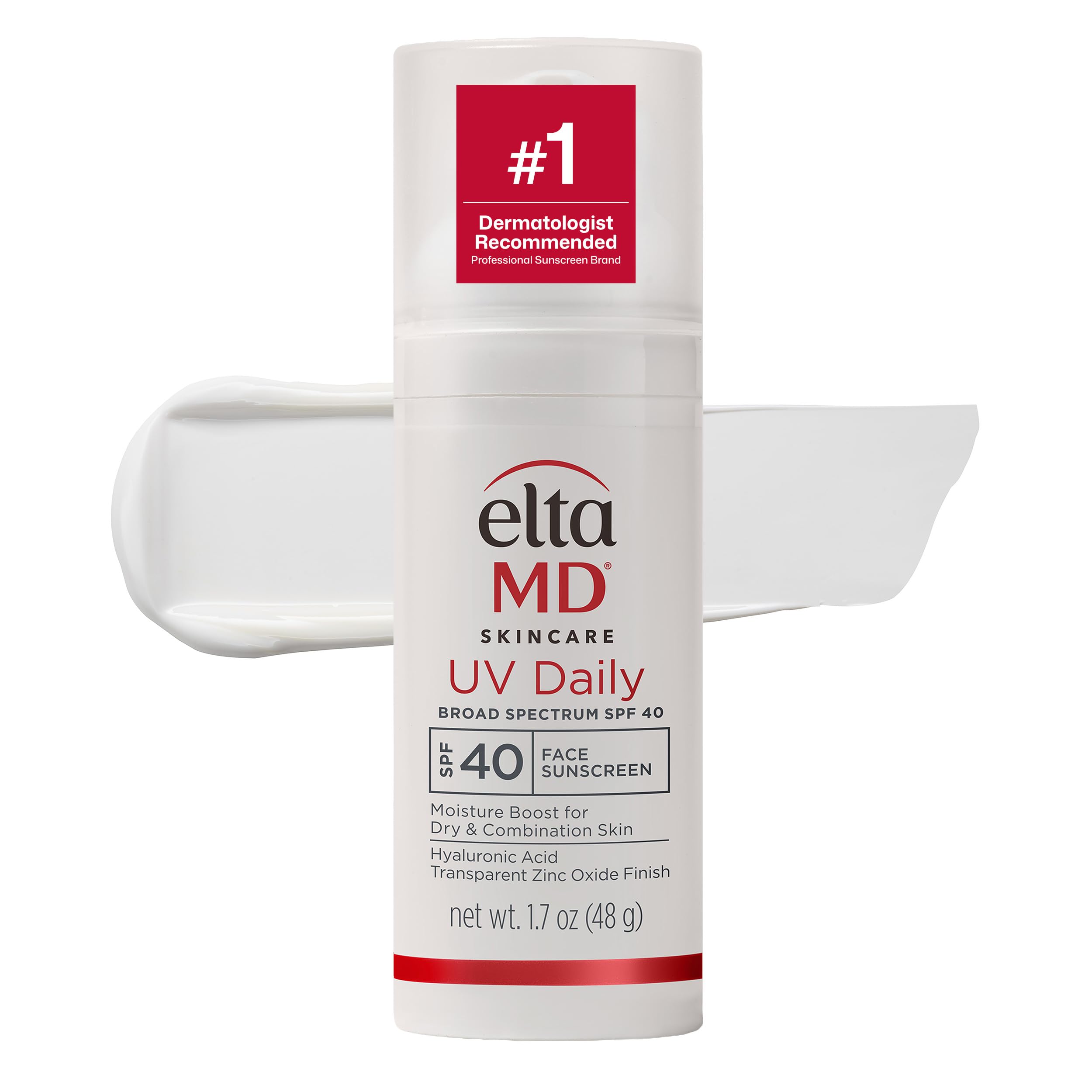 EltaMD UV Daily SPF 40 Face Sunscreen Moisturizer with Zinc Oxide