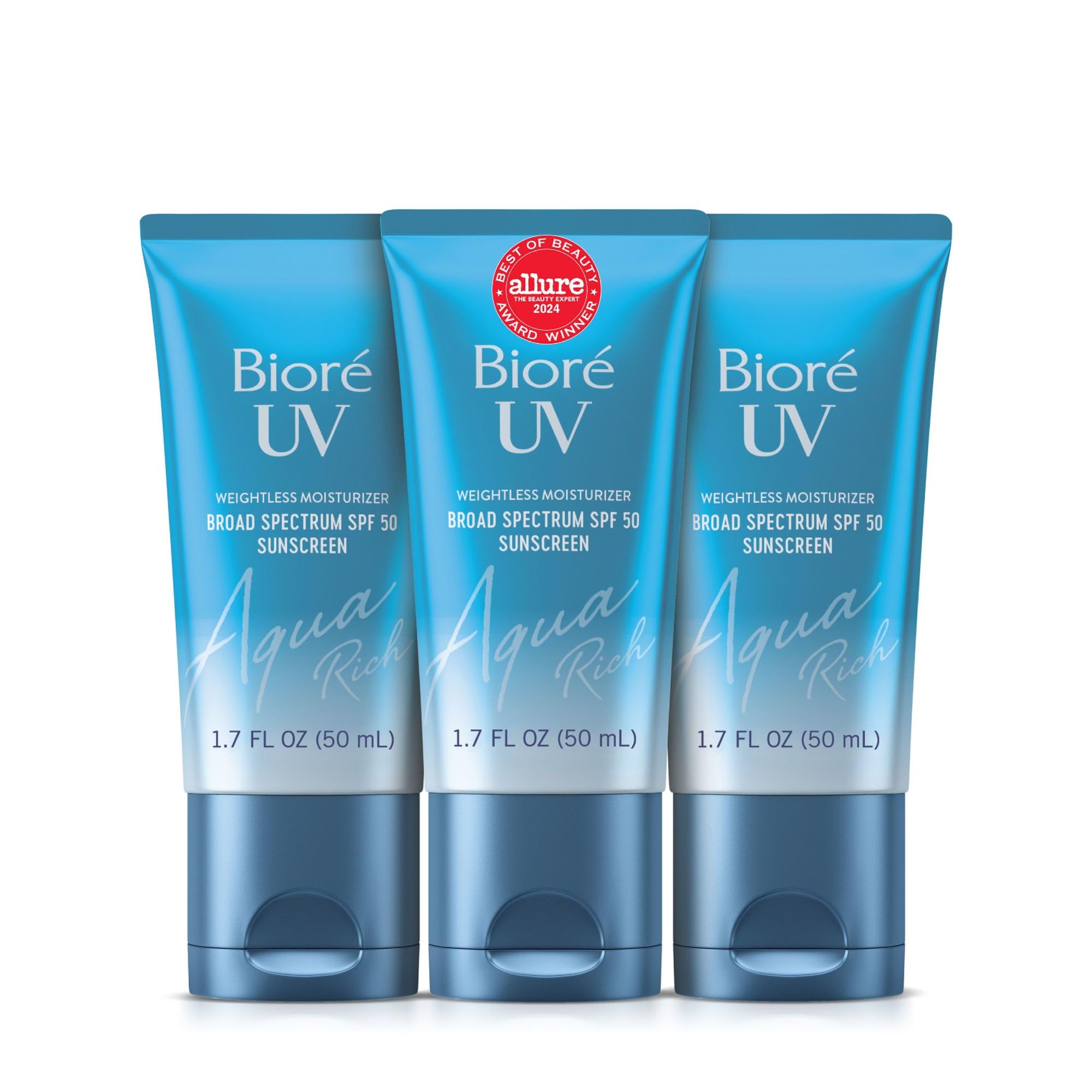 Biore UV Aqua Rich Daily Hydrating Facial Moisturizer with SPF 50