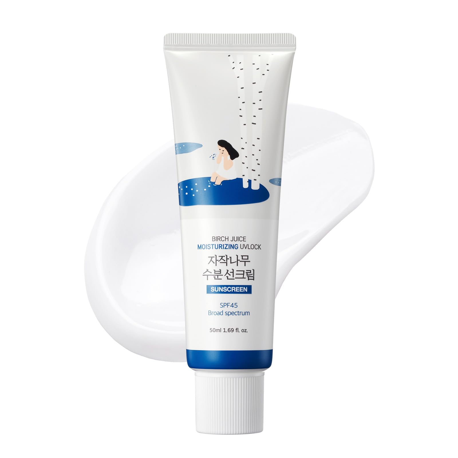 Birch Juice Moisturizing UV LOCK SPF 45, 1.69 Fl Oz