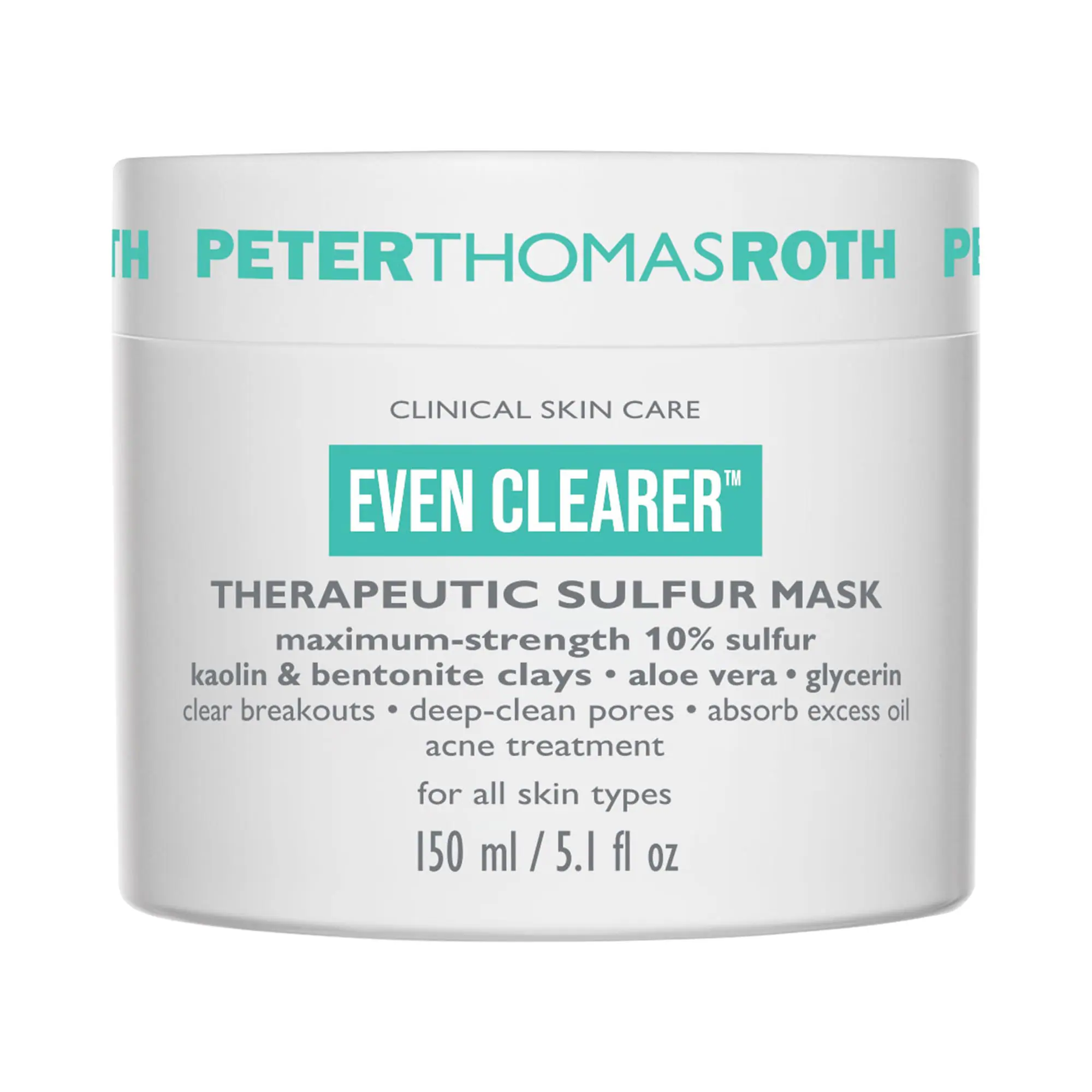 Even Clearer™ Therapeutic Sulfur Acne Mask for Pores and Oil Control