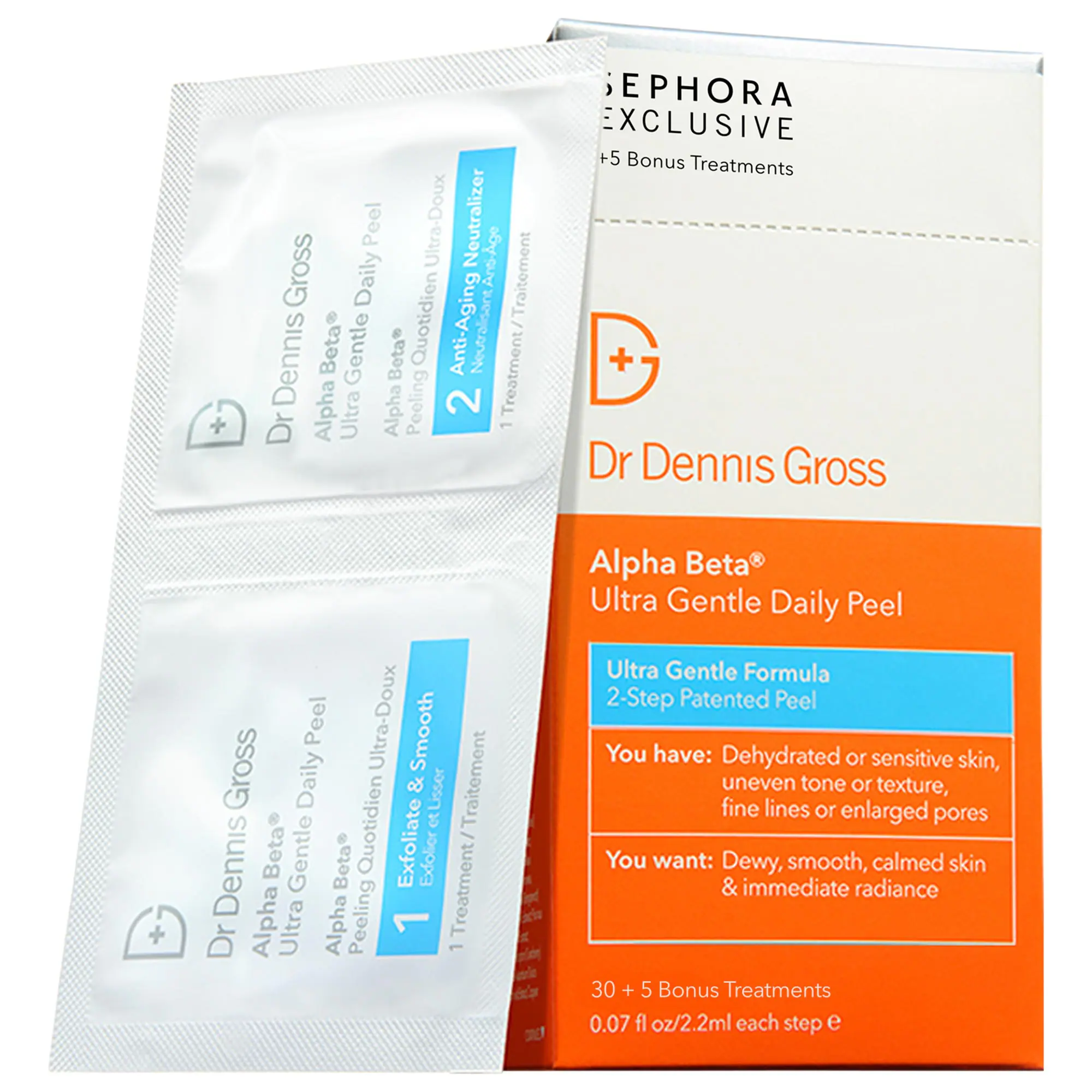 Alpha Beta® Ultra Gentle Daily Peel Pads for Sensitive Skin