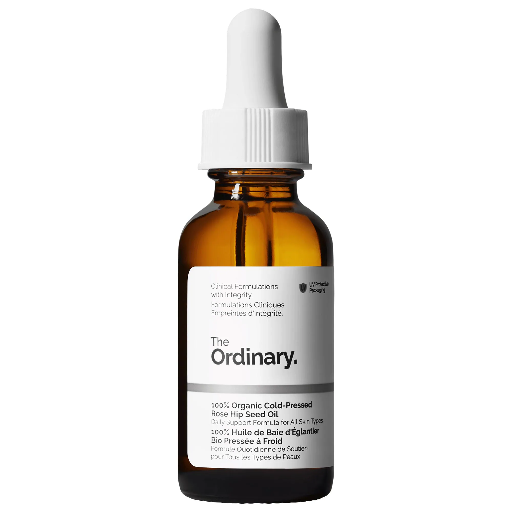 100% Organic Cold-Pressed Rose Hip Seed Oil for Skin Elascicity