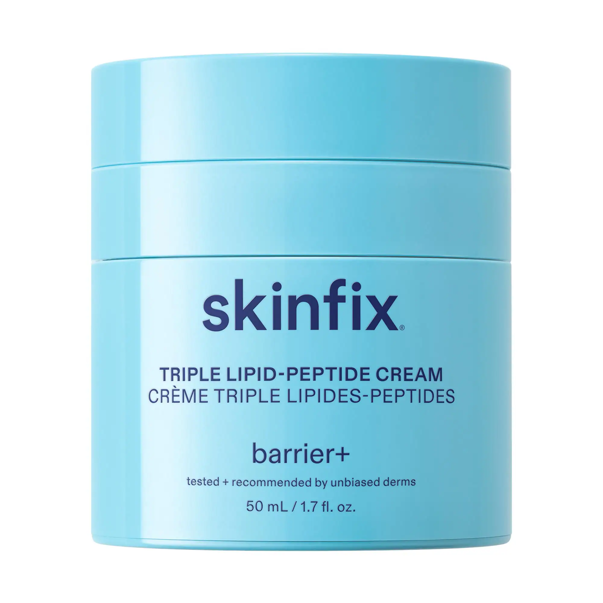 Triple Lipid-Peptide Cream Refillable Barrier Moisturizer with Ceramides