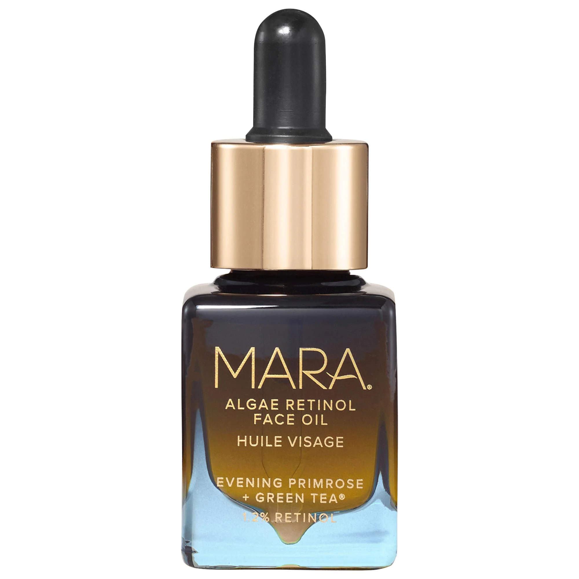 Mini 1.2% Clean Algae Retinol Face Oil for Anti-Aging and Wrinkles with Green Tea