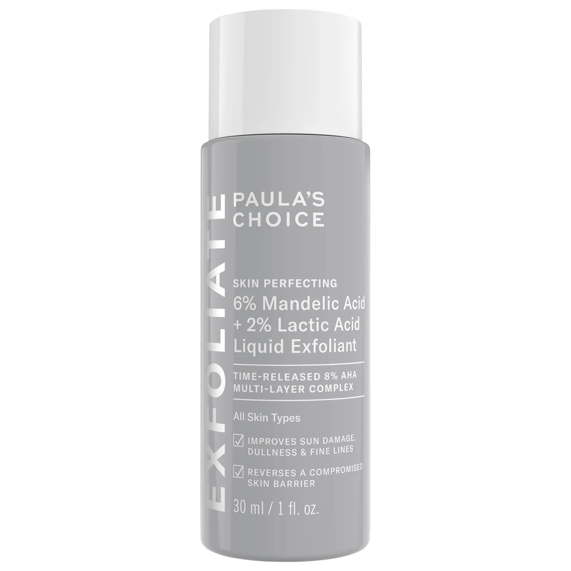 Mini Skin Perfecting 6% Mandelic Acid + 2% Lactic Acid Liquid Exfoliant