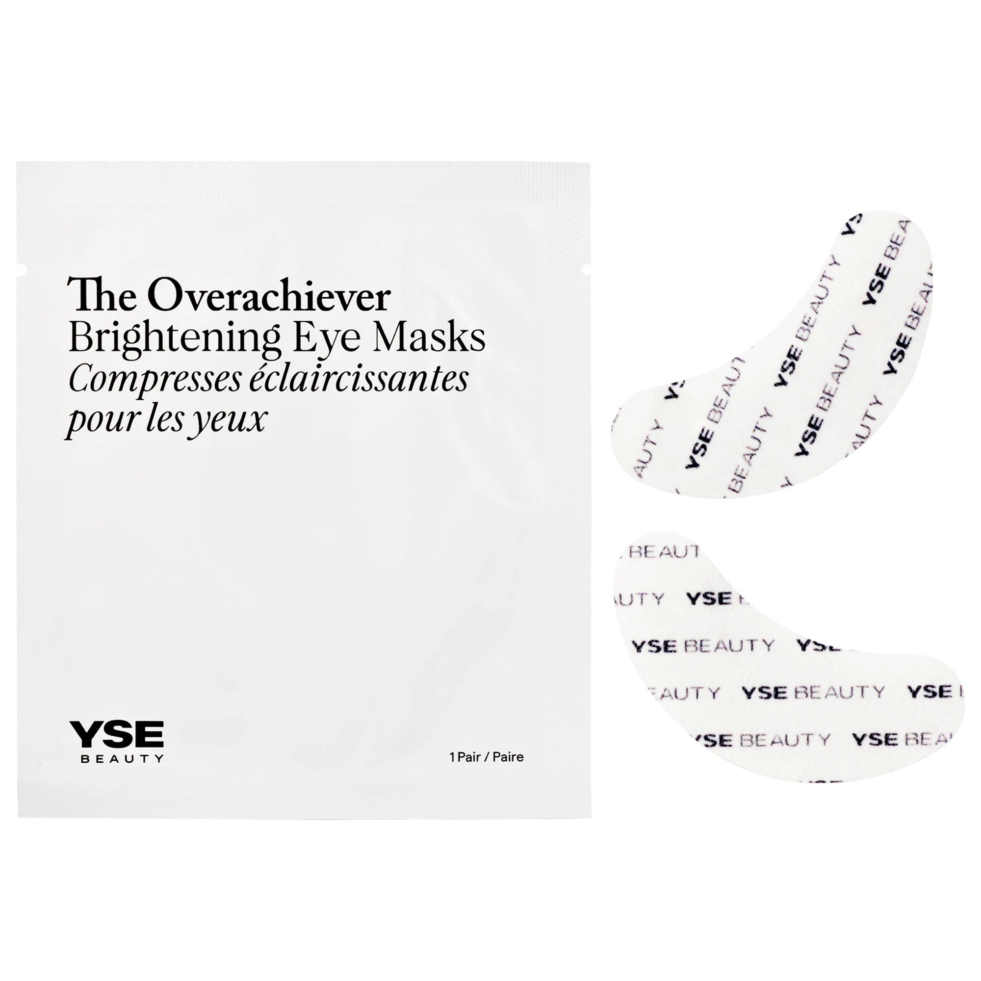 The Overachiever Brightening & Depuffing Eye Patches with Vitamin C