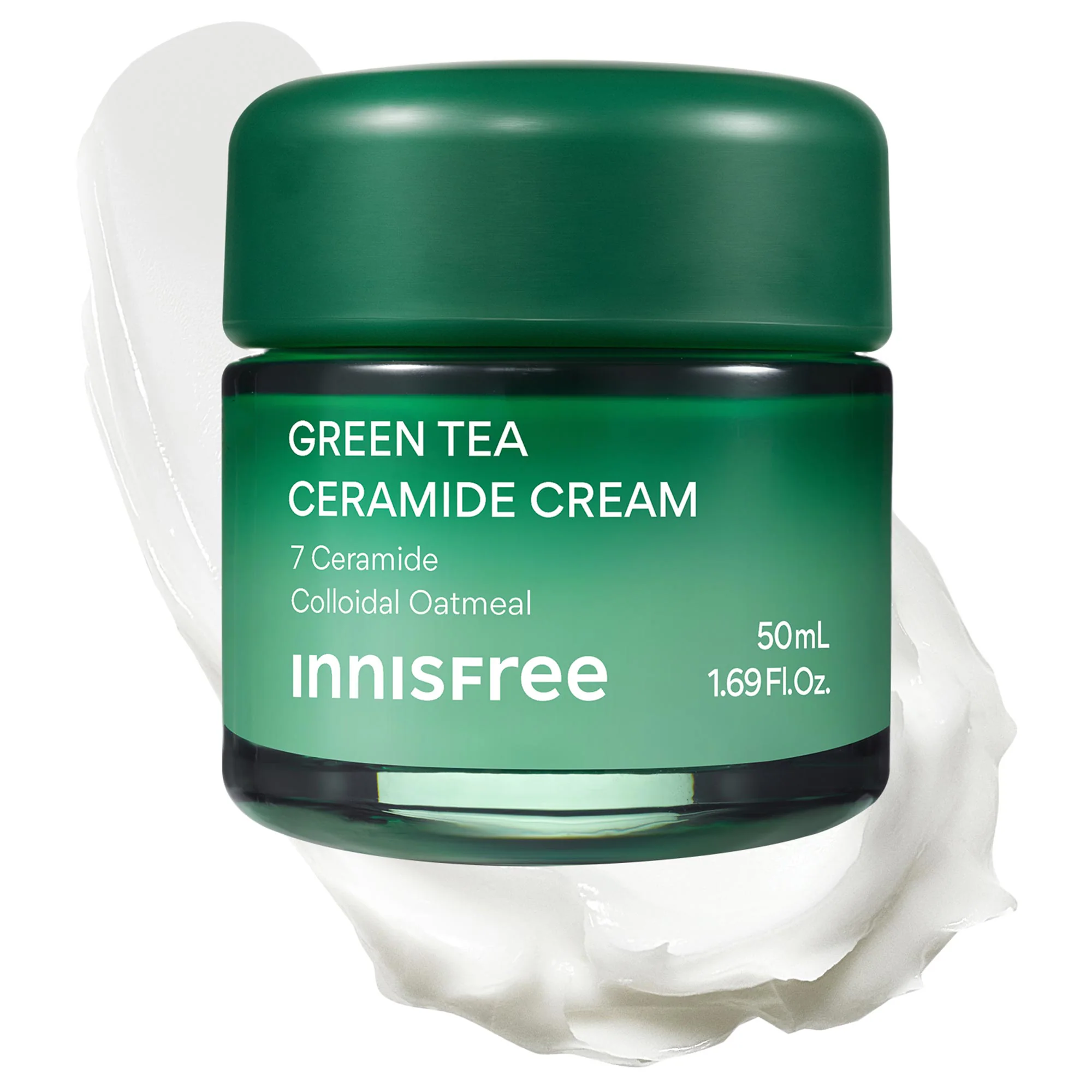 Green Tea Ceramide Cream for Redness & Barrier Repair