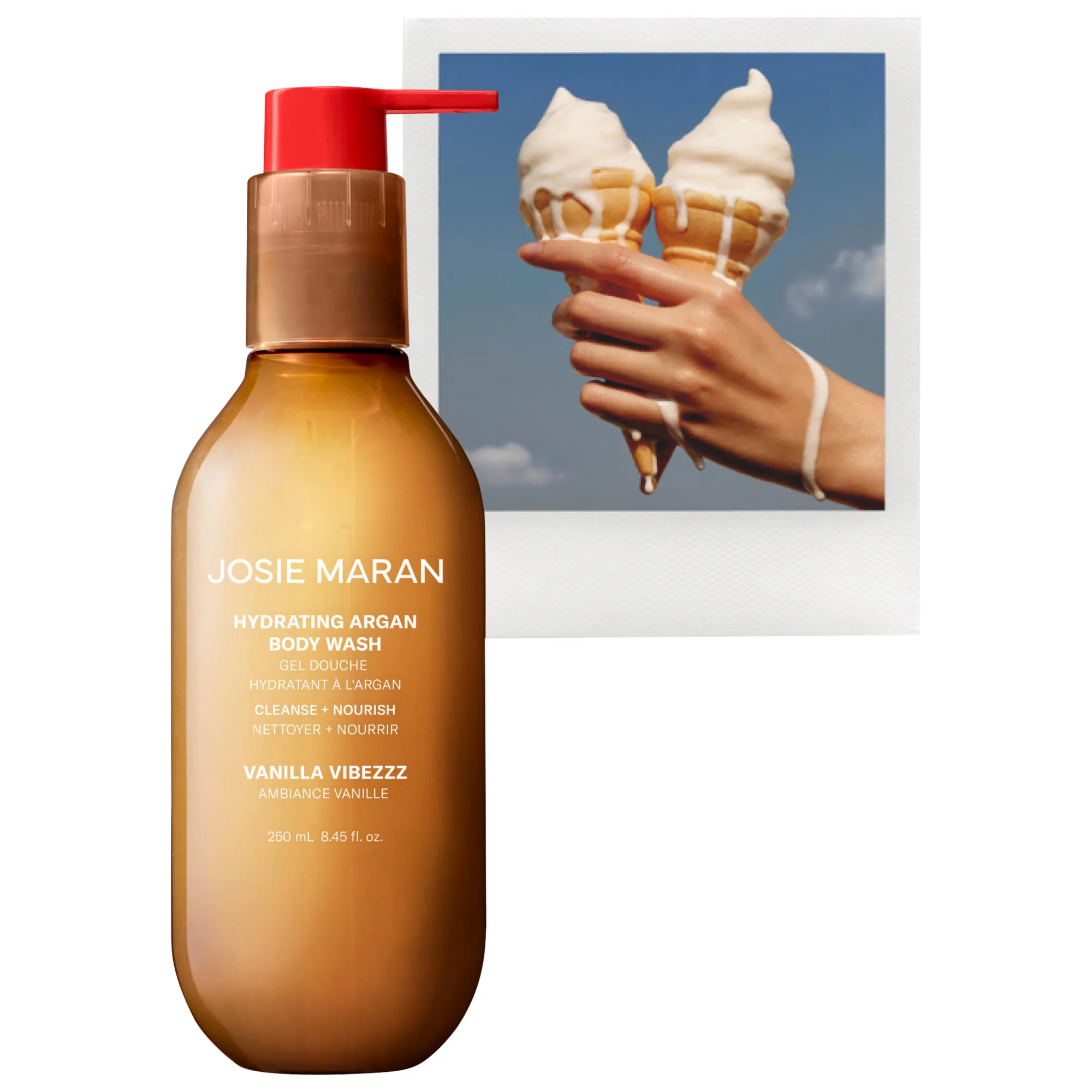 Vanilla Vibezzz - Hydrating + Cleansing Argan Refillable Body Wash