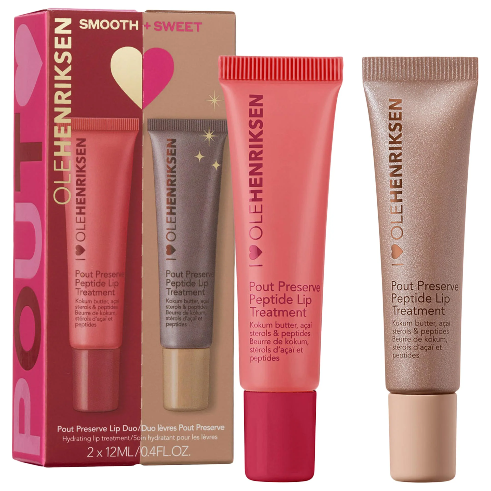 Smooth + Sweet Pout Preserve Peptide Lip Duo
