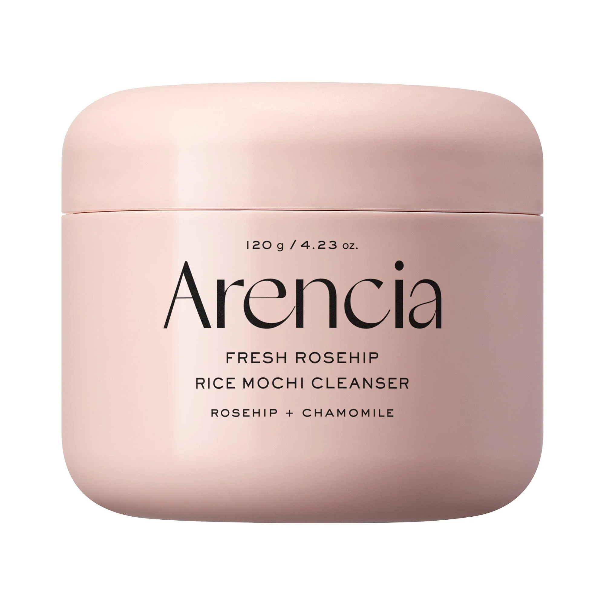 Fresh Rosehip Rice Mochi Foaming Cleanser with Pink Aloe Vera for Dry and Sensitive Skin