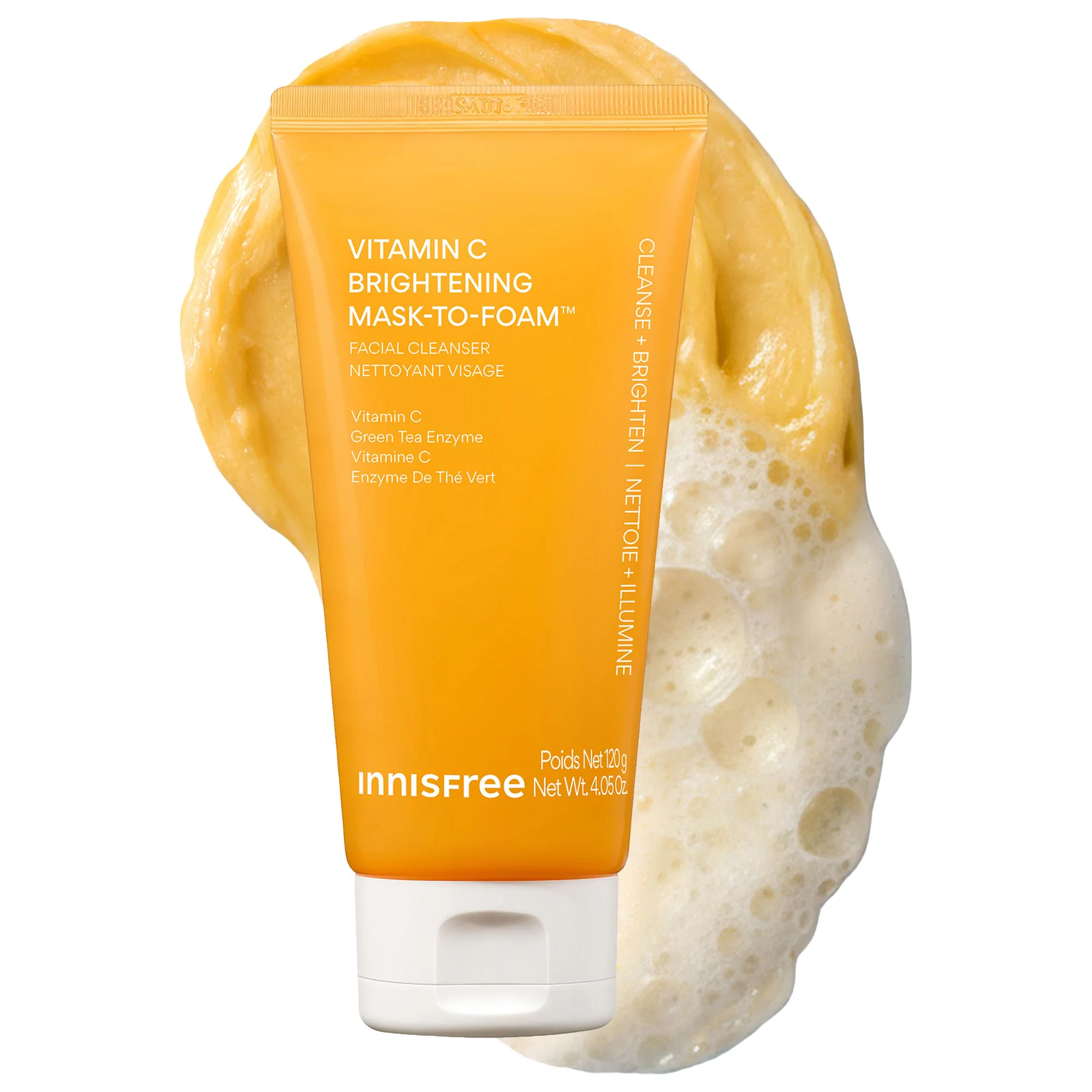 Vitamin C Brightening Daily Korean Mask-to-Foam™ Cleanser