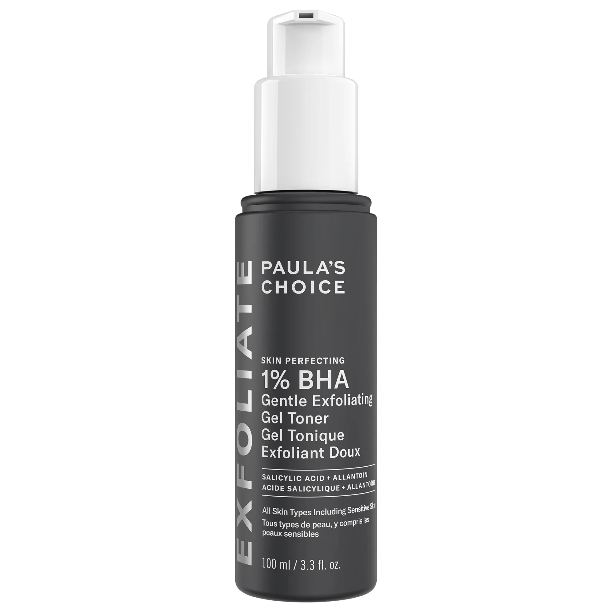 Skin Perfecting 1% BHA Gentle Exfoliating Gel Toner for Sensitive Skin